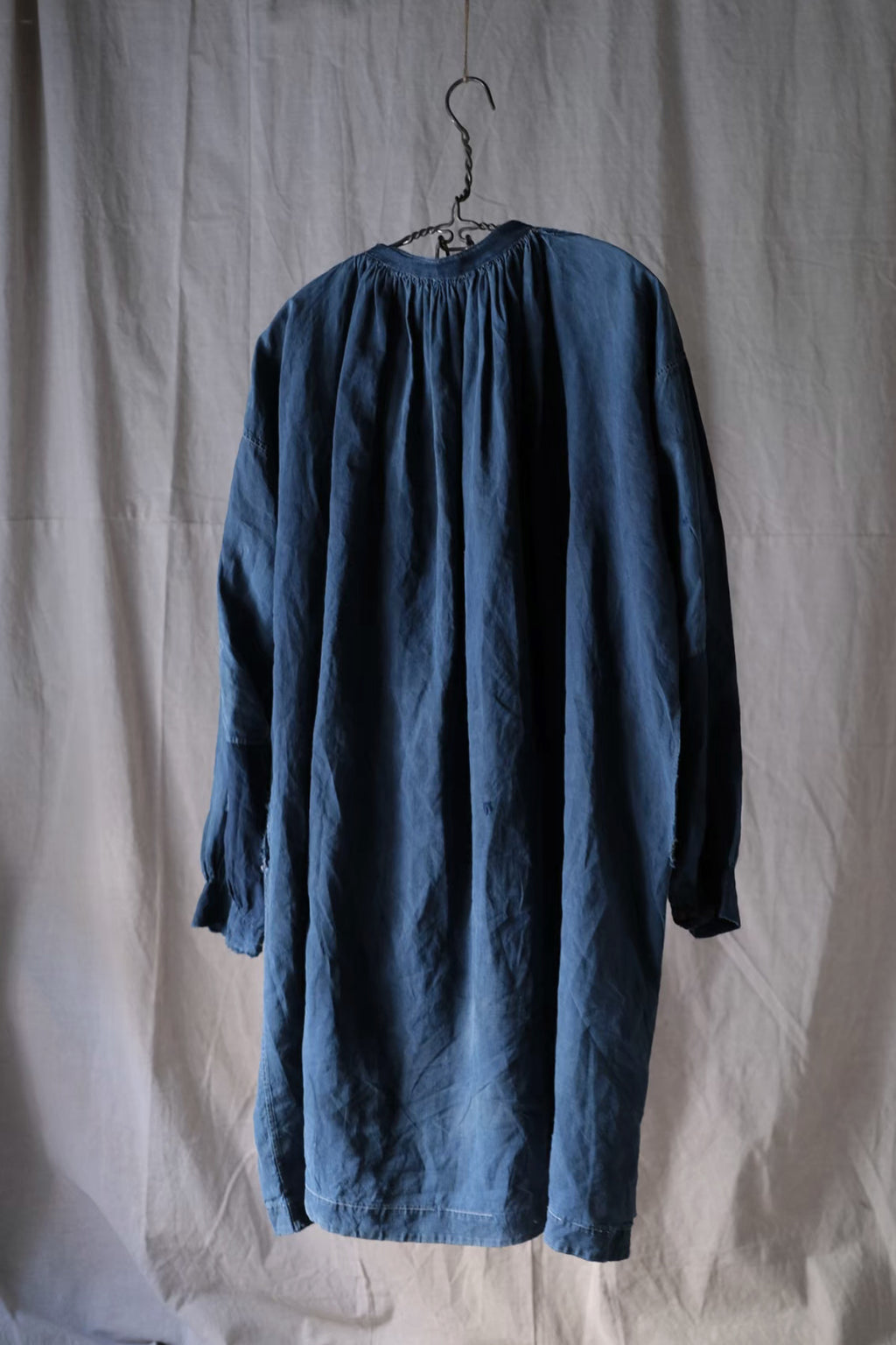 Early 20th C. French “Biaude” / French Biaude linen blouse