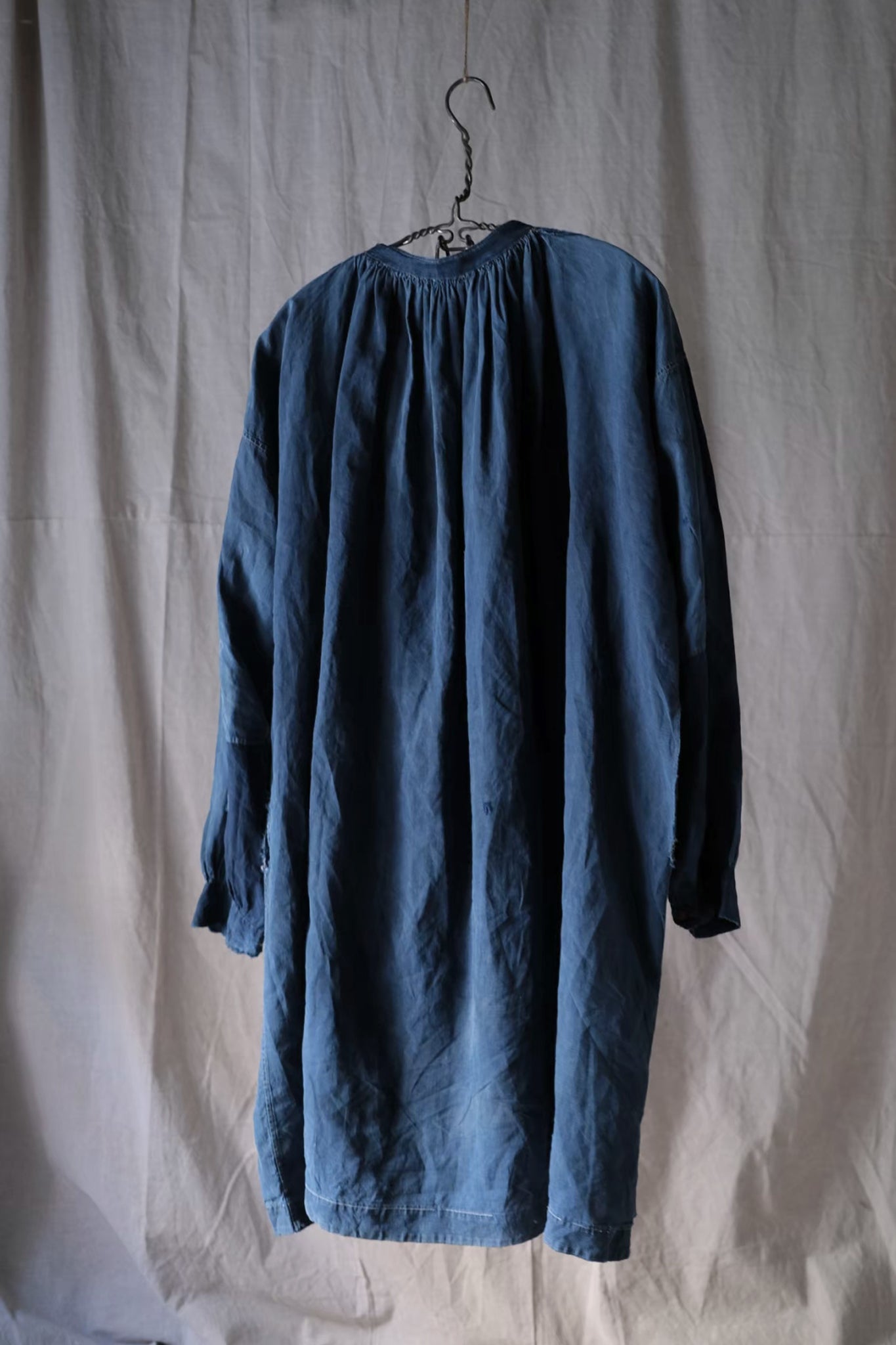 Early 20th C. French “Biaude” / French Biaude linen blouse
