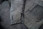 1950's “Dumont d’Urville” French Black Moleskin Work Jacket / 法國黑色工作外套