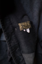 1950's “Dumont d’Urville” French Black Moleskin Work Jacket / 法國黑色工作外套