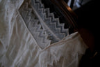 1910-20's Edwardian Silk Gauze Lace Dress / 絲質薄紗蕾絲連身裙