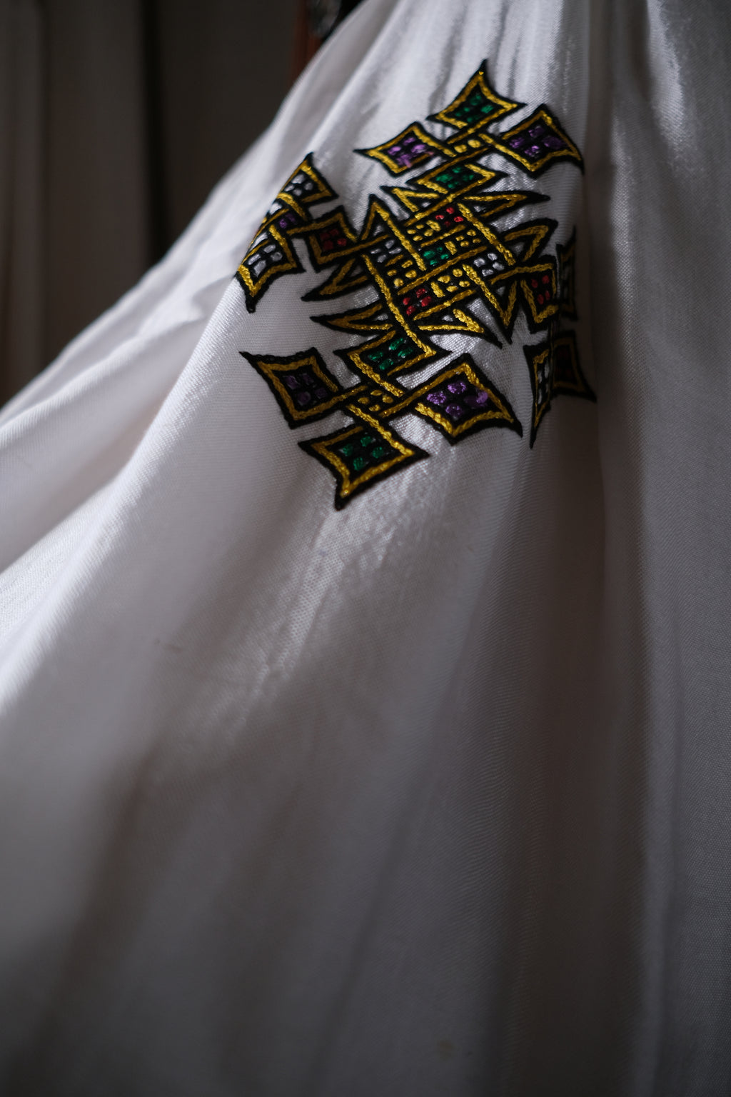 1980's Ethiopian "Kemis" Folk Dress / 衣索比亞民俗洋裝