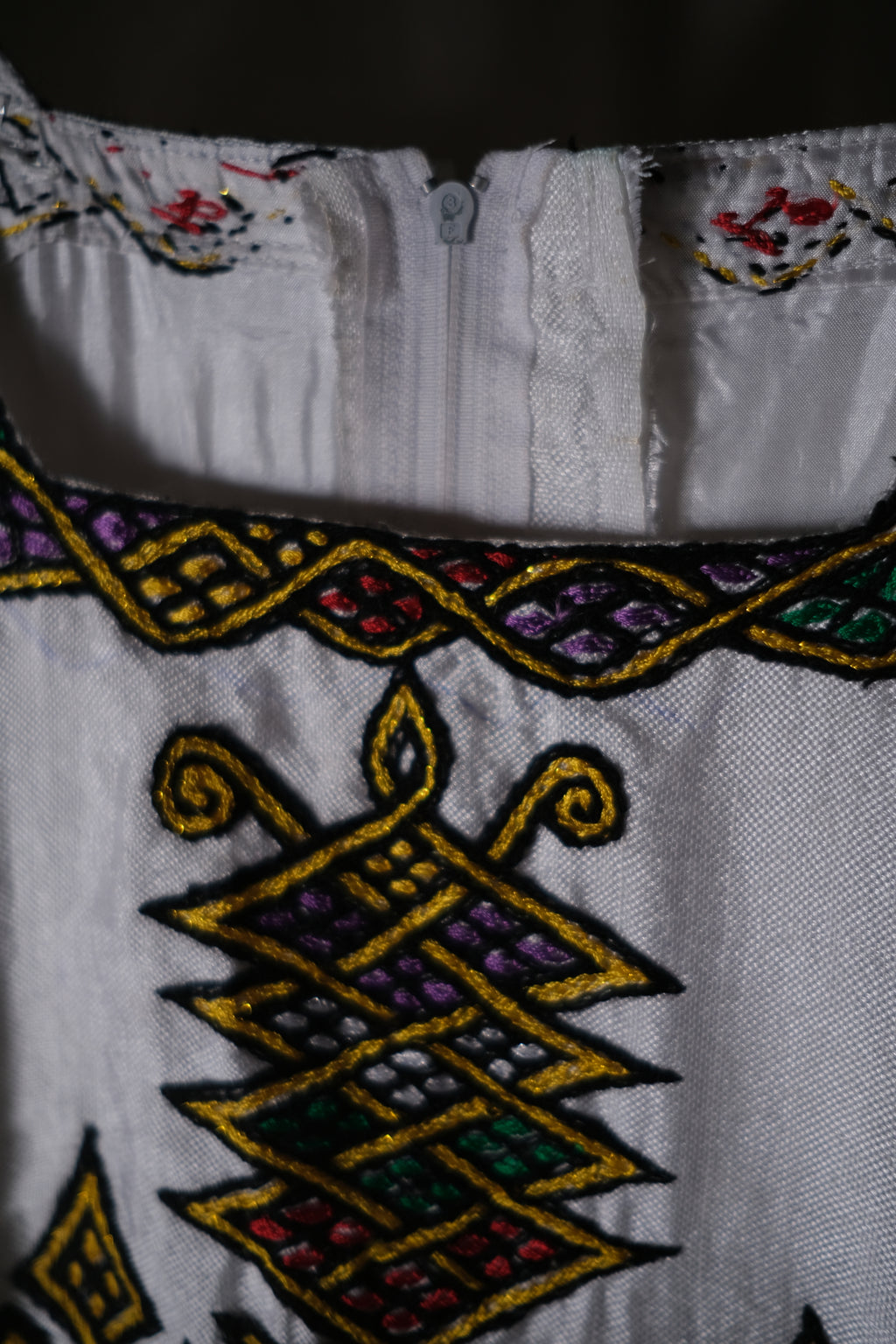 1980's Ethiopian "Kemis" Folk Dress / 衣索比亞民俗洋裝
