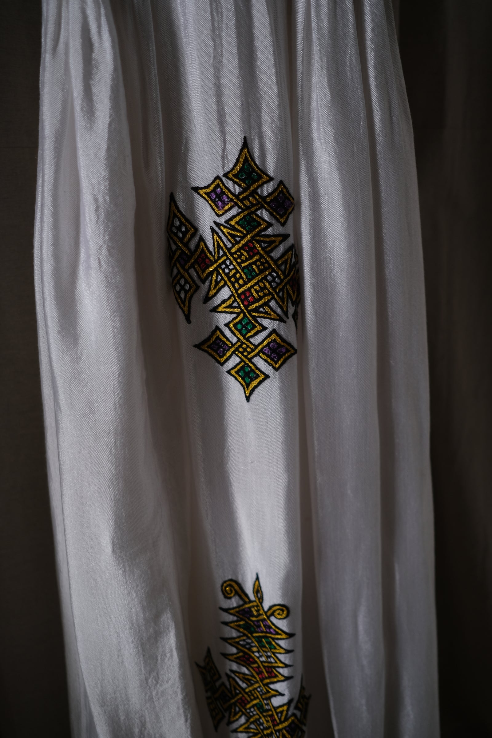 1980's Ethiopian "Kemis" Folk Dress / 衣索比亞民俗洋裝