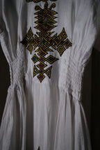 1980's Ethiopian "Kemis" Folk Dress / 衣索比亞民俗洋裝