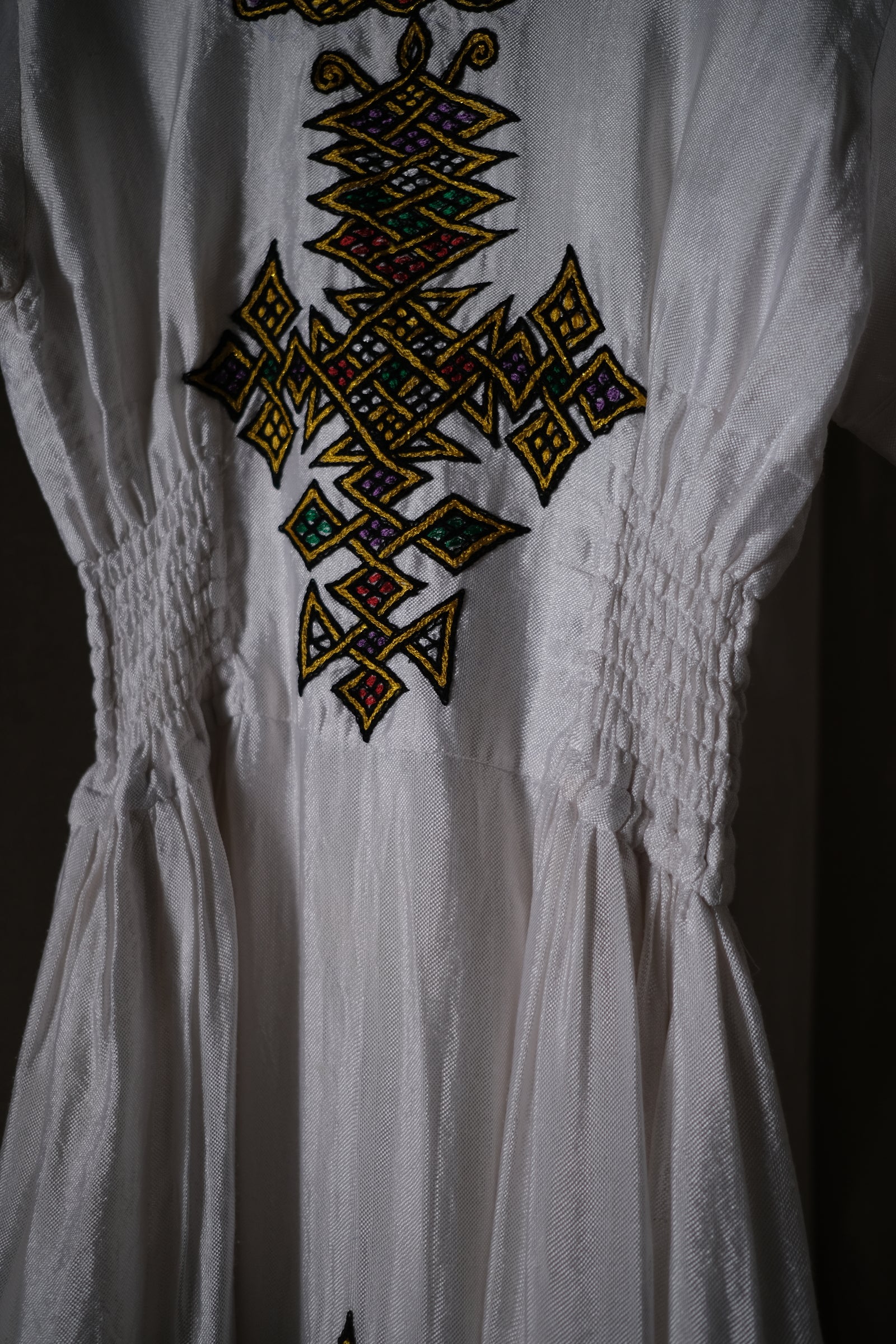 1980's Ethiopian "Kemis" Folk Dress / 衣索比亞民俗洋裝