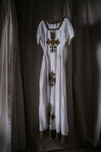 1980's Ethiopian "Kemis" Folk Dress / 衣索比亞民俗洋裝
