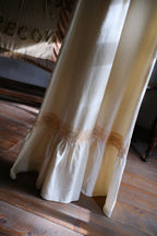 1970’s OOps California Lace Raw Cotton Maxi Dress / 1970's OOps 加州蕾絲長裙