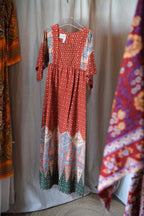 1970’s Lisanne Indian Style Block Print Dress / 印花連衣裙