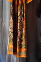 1970’s Pakistan Style Empire Waist Maxi Dress / 巴基斯坦高腰長裙