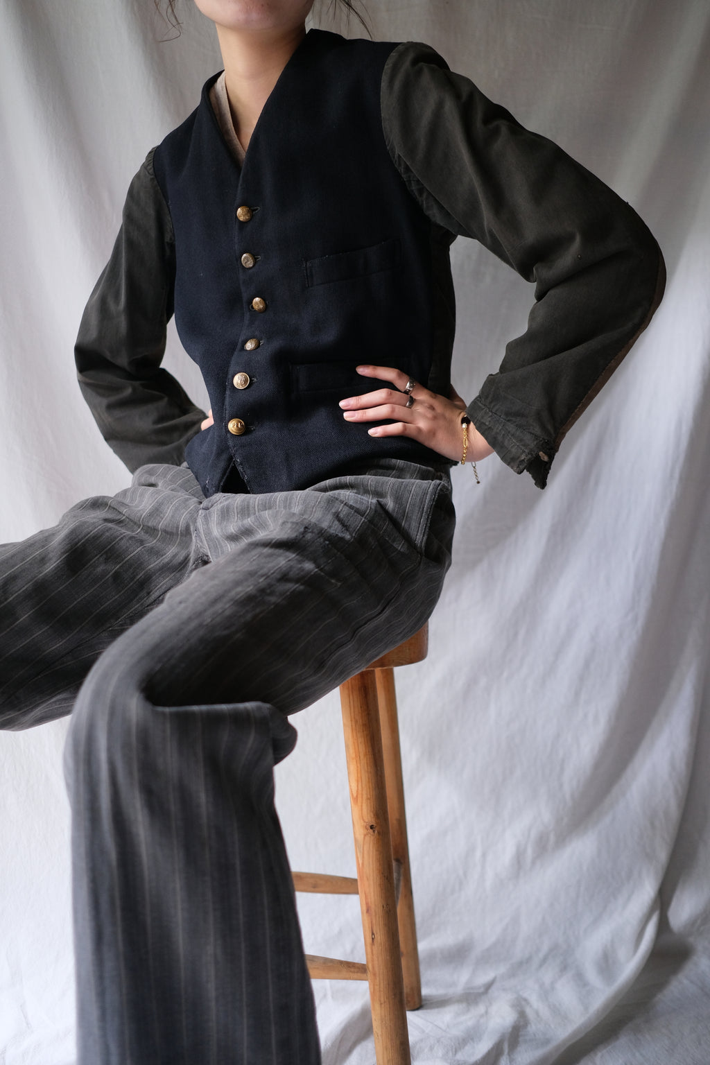 1940's French Farmer Work Trousers