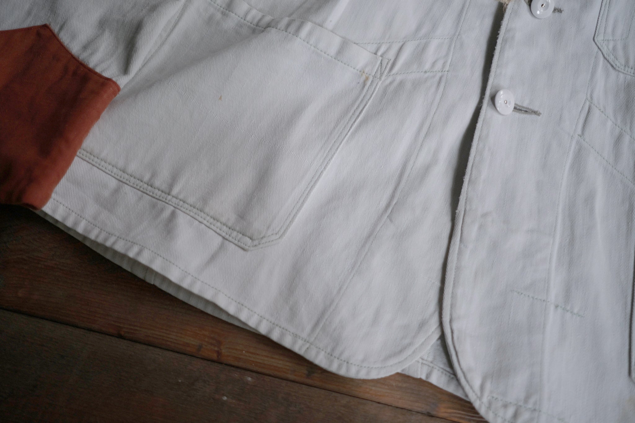 1940’s British Milkman Delivery Work Jacket / 英國牛奶外送員外套