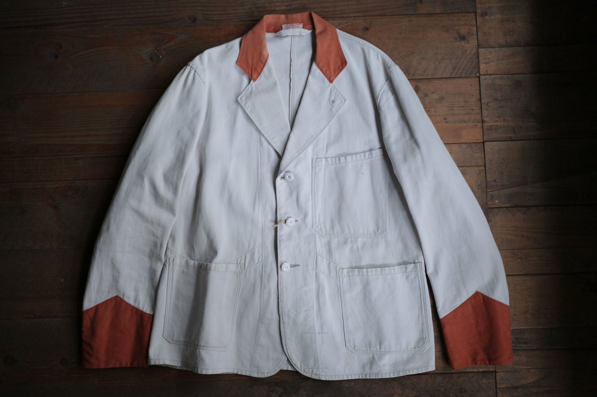 1940’s British Milkman Delivery Work Jacket / 英國牛奶外送員外套