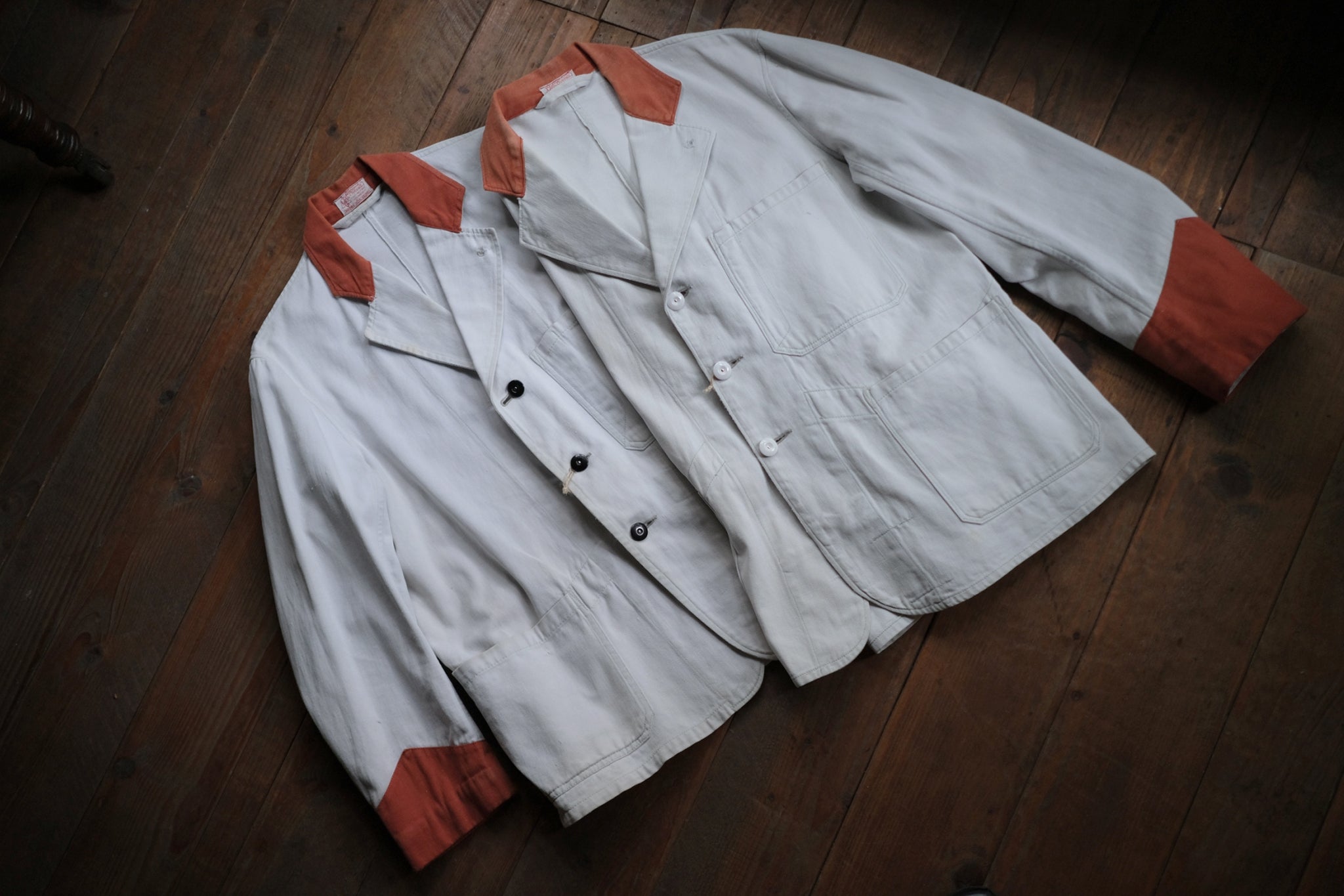 1940’s British Milkman Delivery Work Jacket / 英國牛奶外送員外套