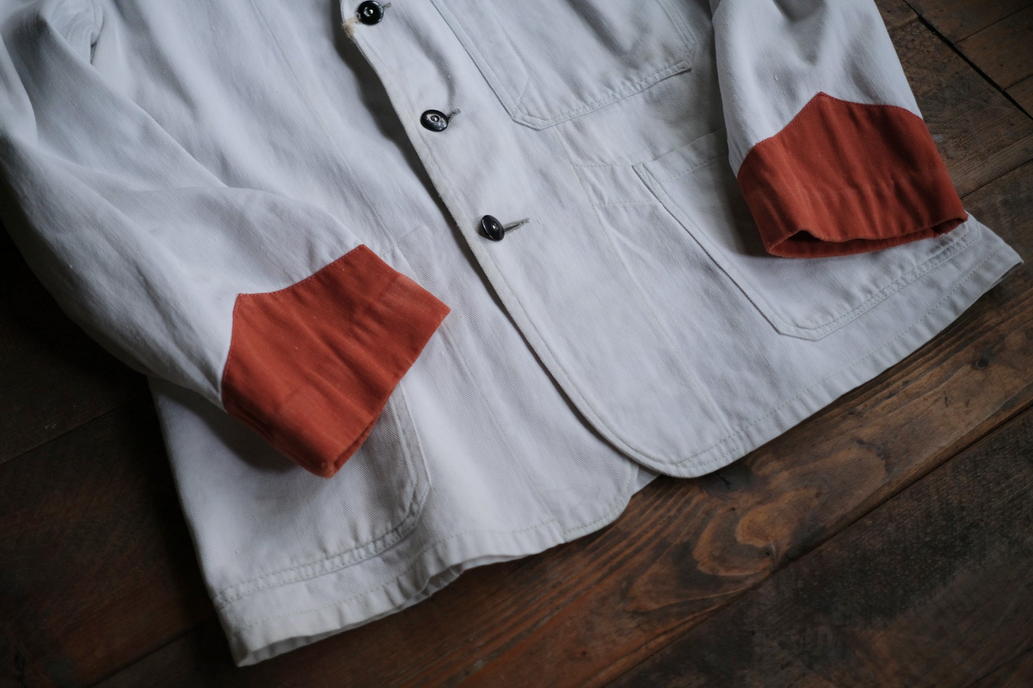 1940’s British Milkman Delivery Work Jacket / 英國牛奶外送員外套