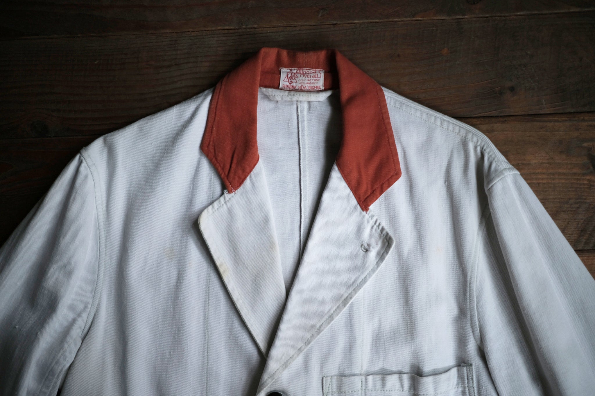 1940’s British Milkman Delivery Work Jacket / 英國牛奶外送員外套