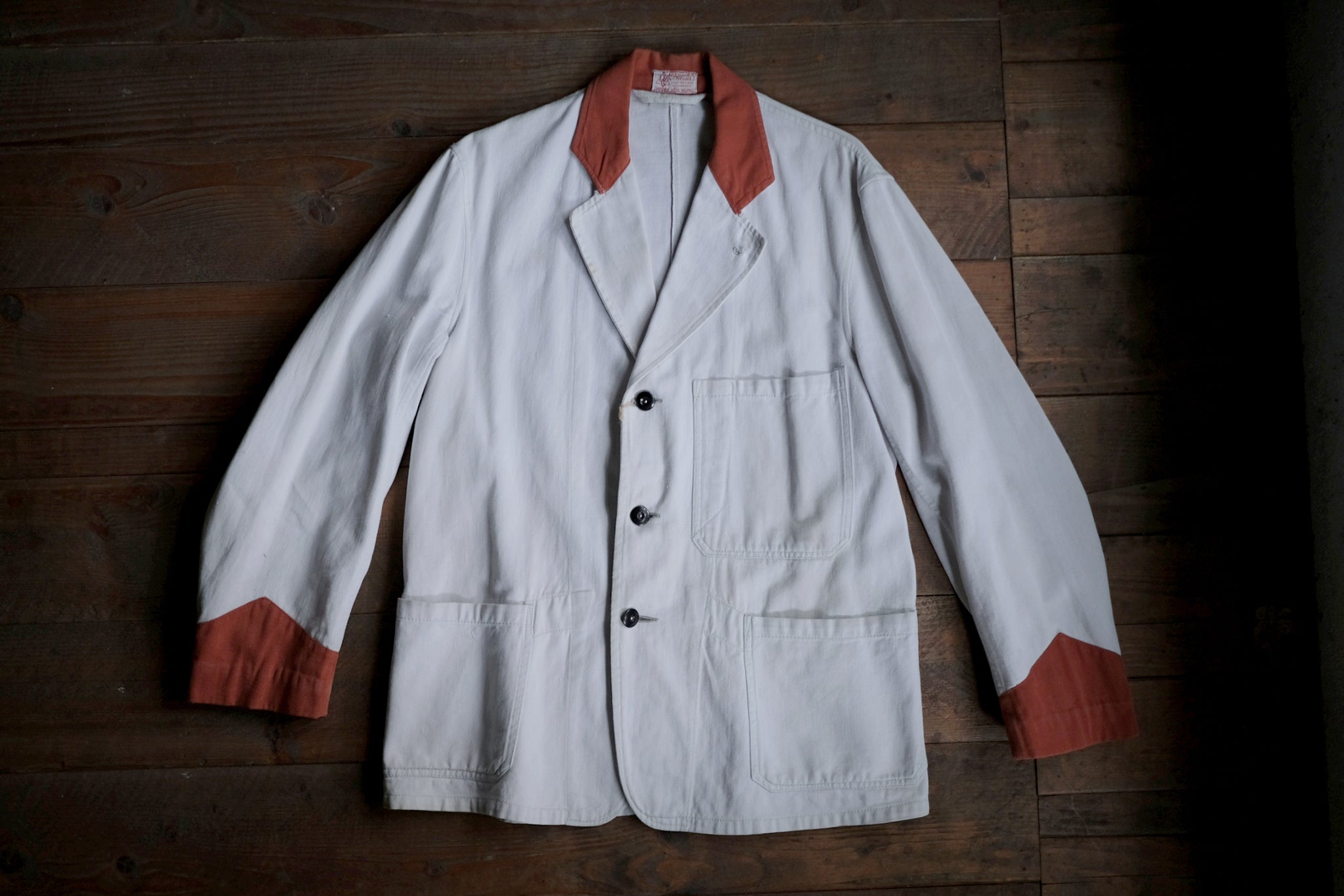 1940’s British Milkman Delivery Work Jacket / 英國牛奶外送員外套