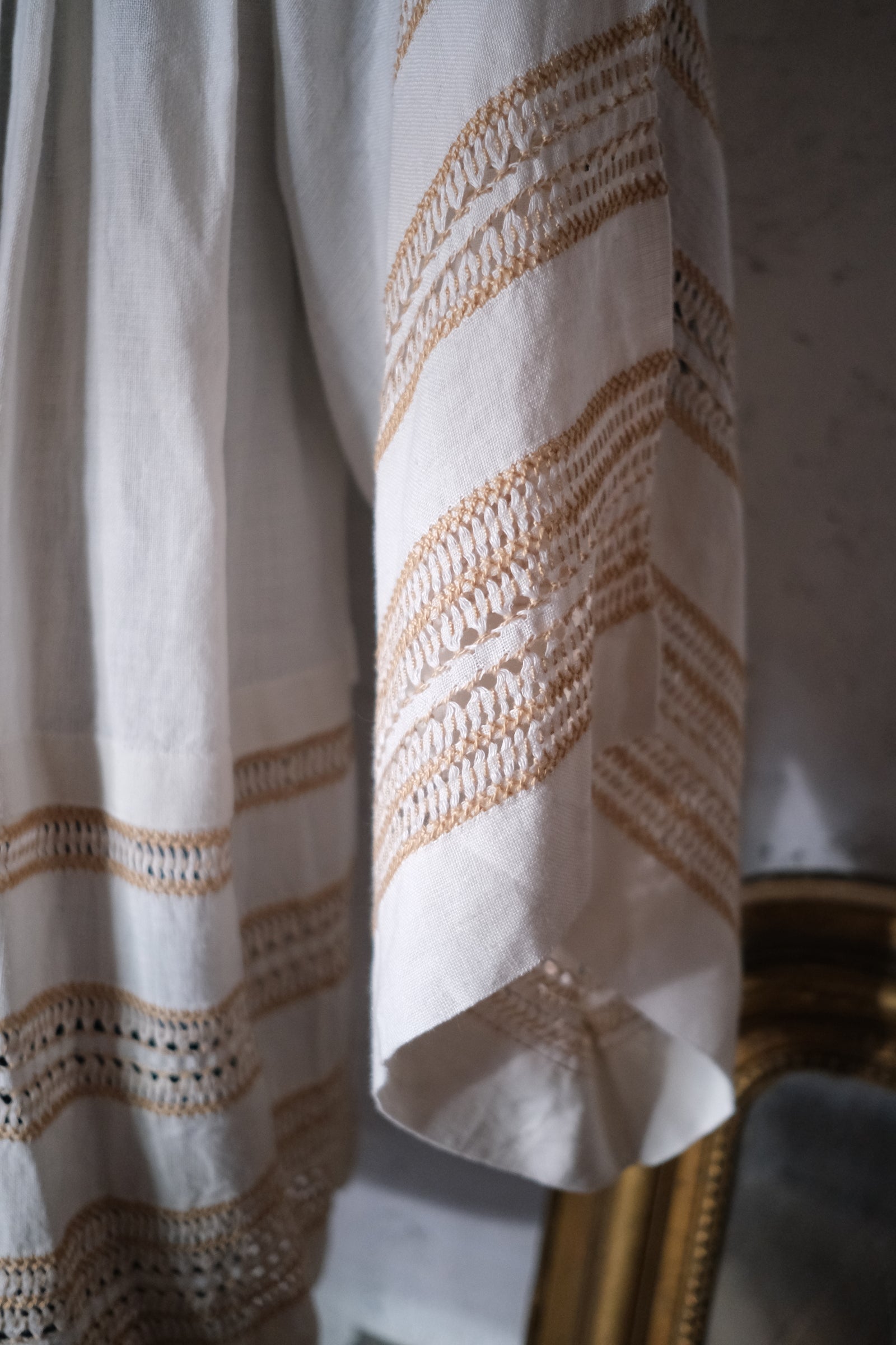 1940’s Germany Church Linen Smock / 德國教堂亞麻罩衫
