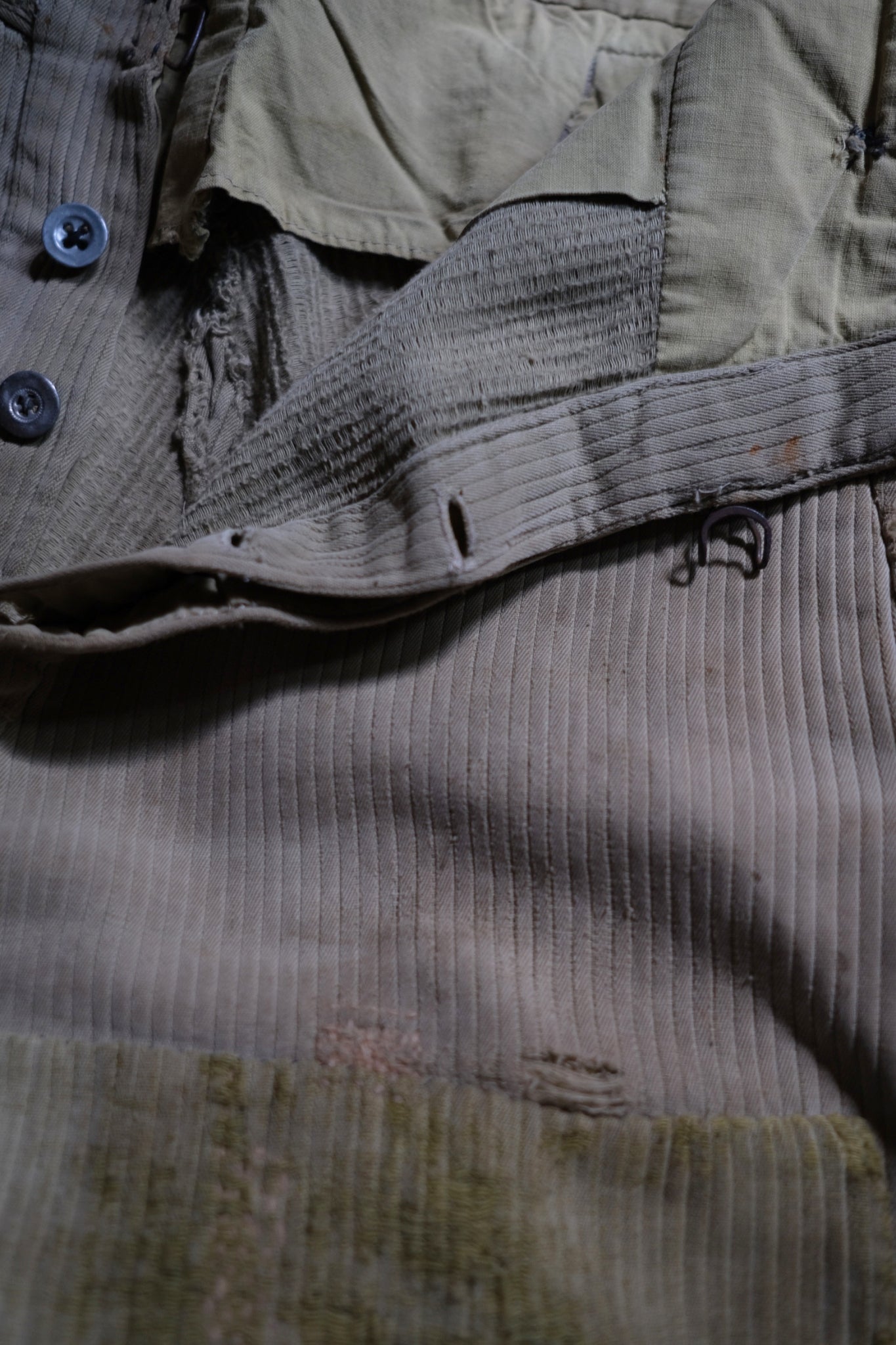 1930’s French Coutil Farmer Worker Trousers / 法國農用工作褲