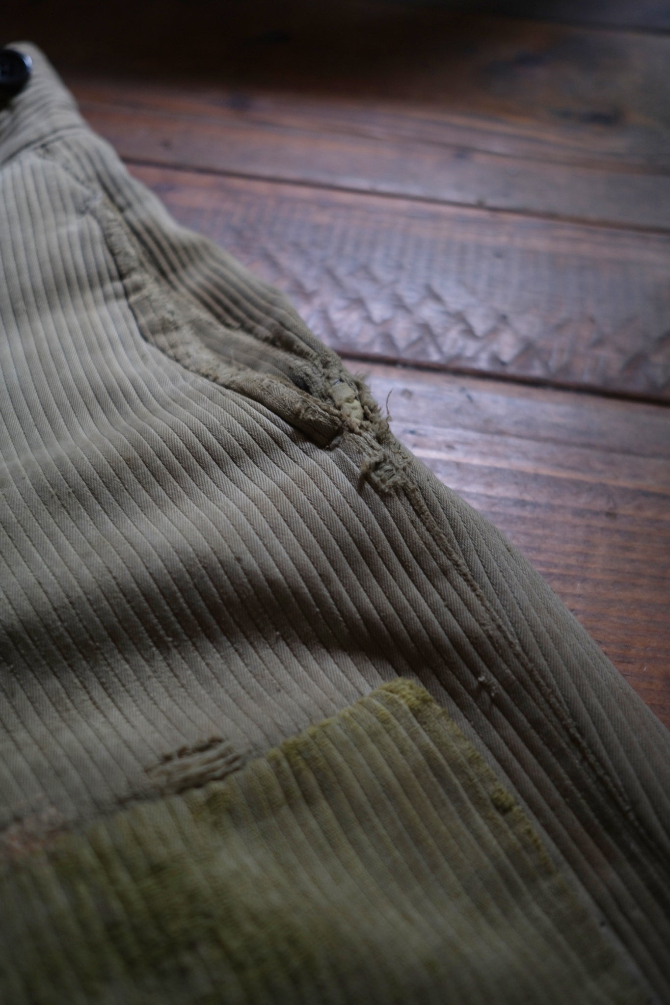 1930’s French Coutil Farmer Worker Trousers / 法國農用工作褲