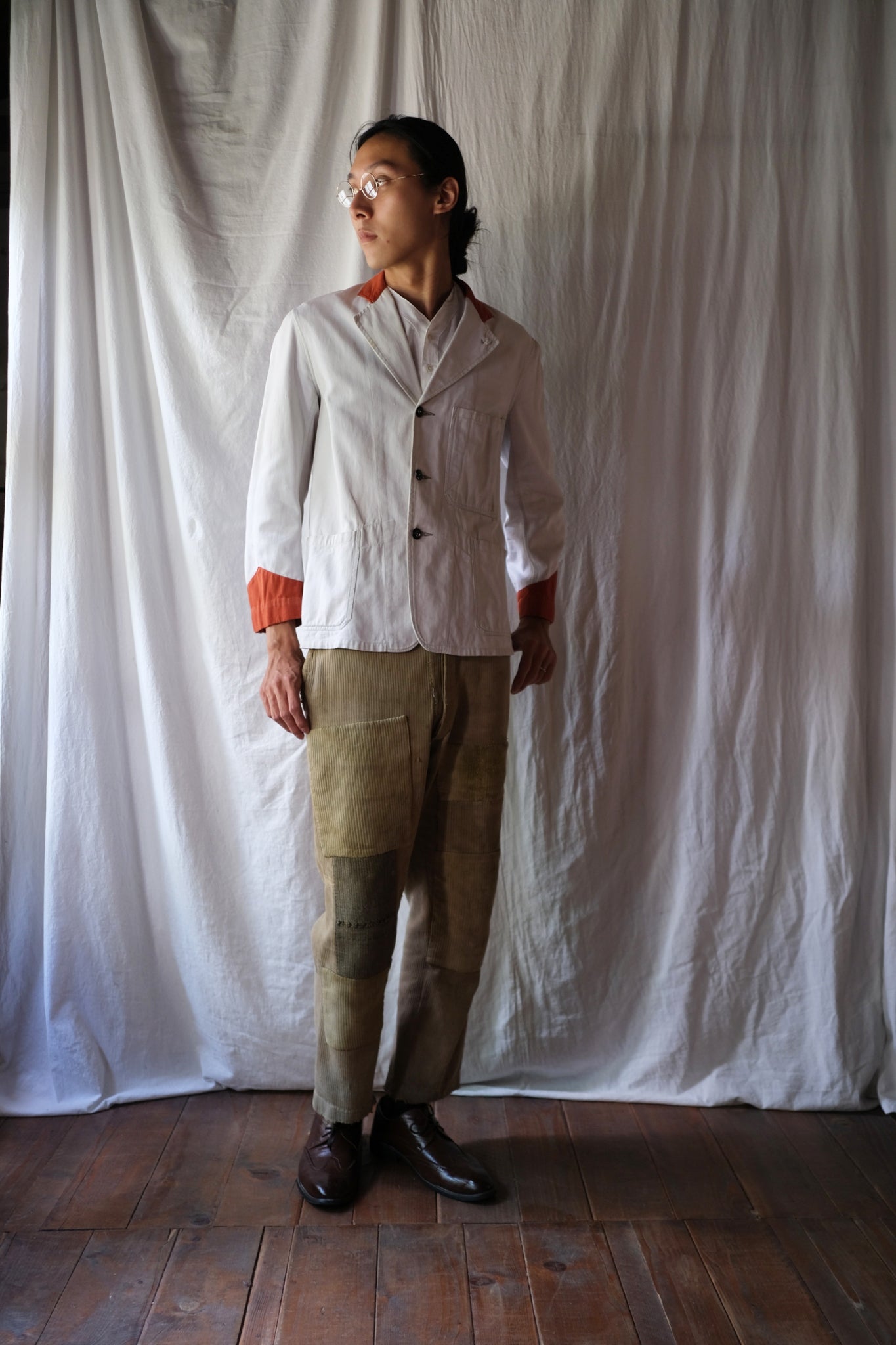 1940’s British Milkman Delivery Work Jacket / 英國牛奶外送員外套