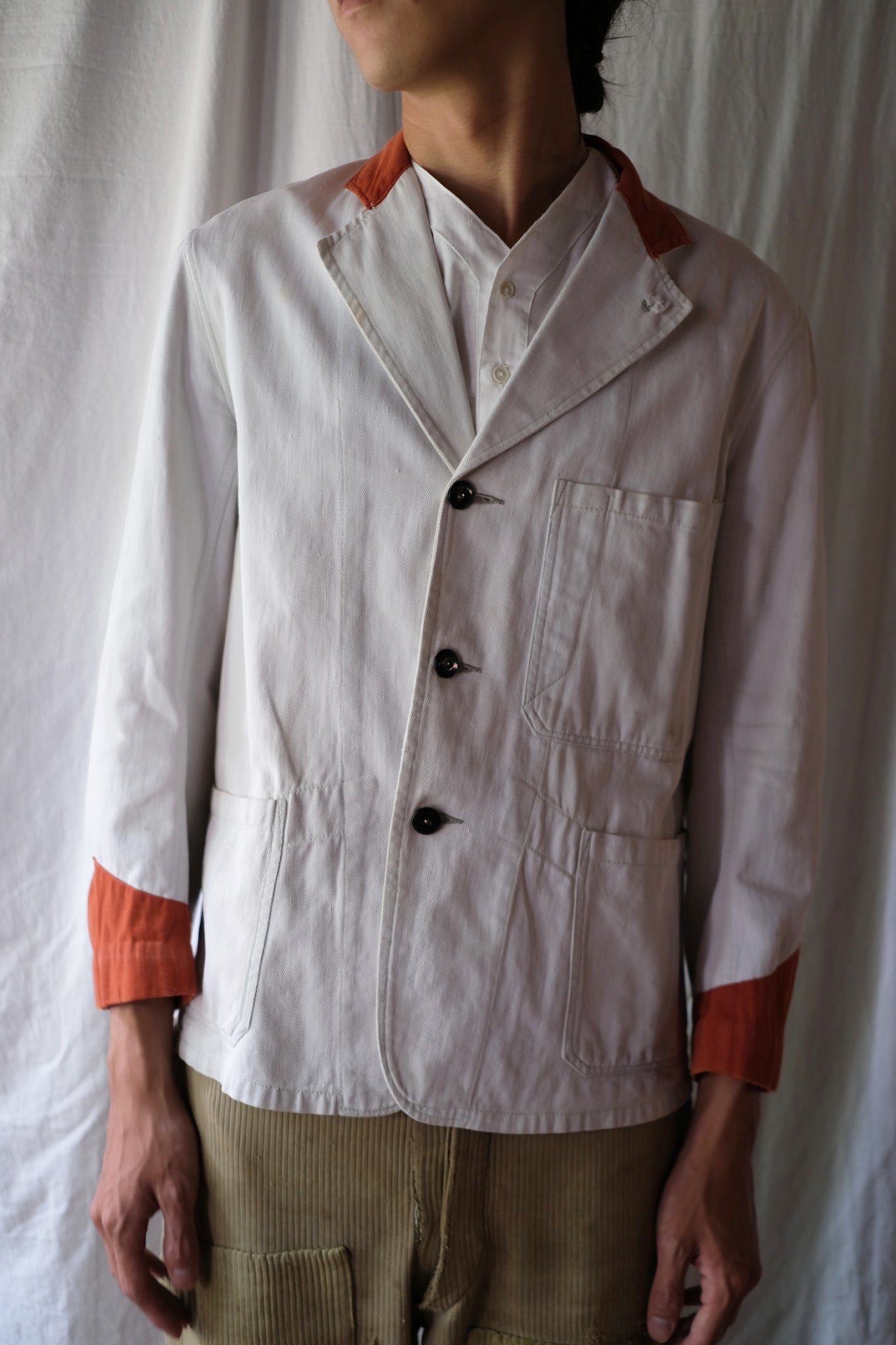 1940’s British Milkman Delivery Work Jacket / 英國牛奶外送員外套