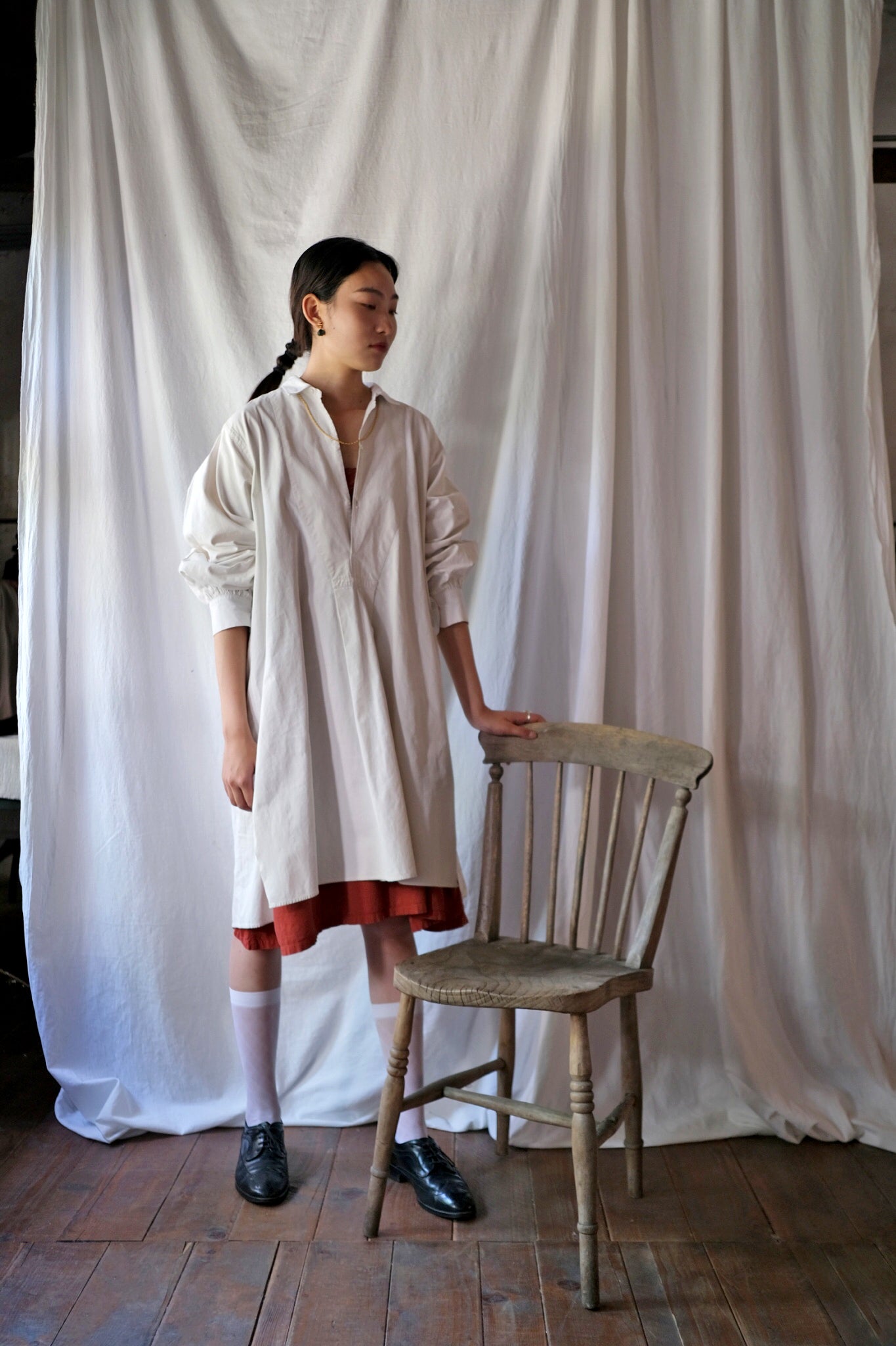 1900-1910’s French Farmer Shirt / 法國農夫麻料衫