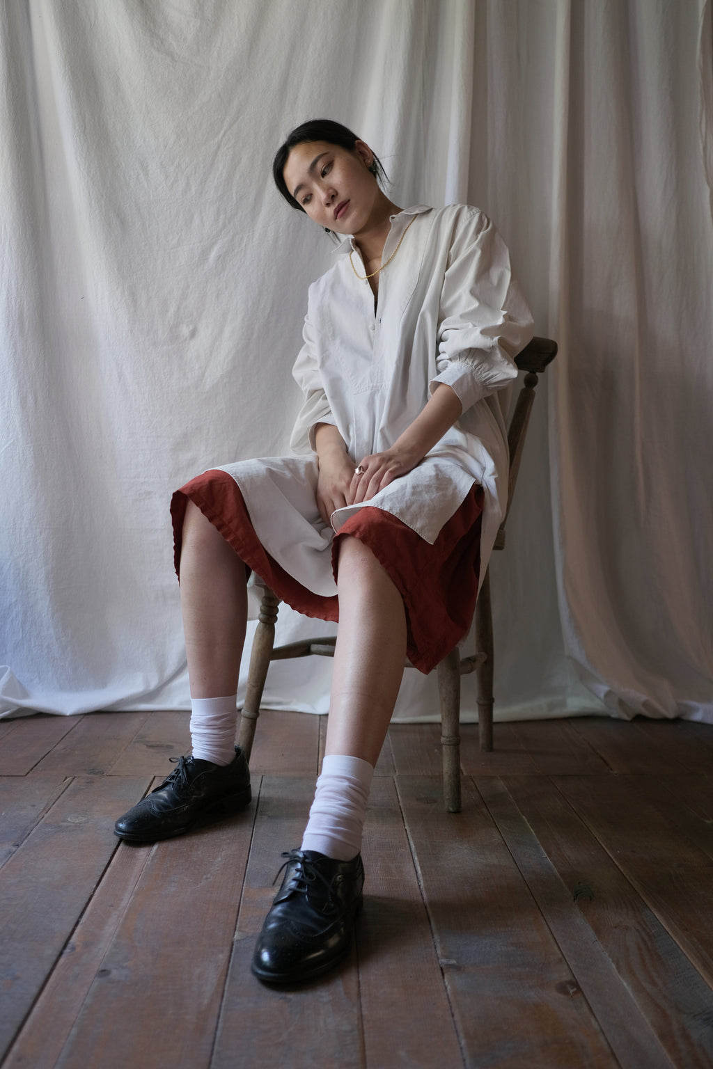 1900-1910’s French Farmer Shirt / 法國農夫麻料衫