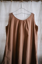 1930-40’s Europe Cotton Night Dress Over Dyed / 後染歐洲睡衣洋裝