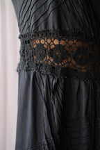 1960's Crochet Lace Flore Sleeve Dress 