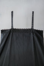 1950-60’s Europe Cotton Night Dress Over Dyed / 後染歐洲睡衣洋裝
