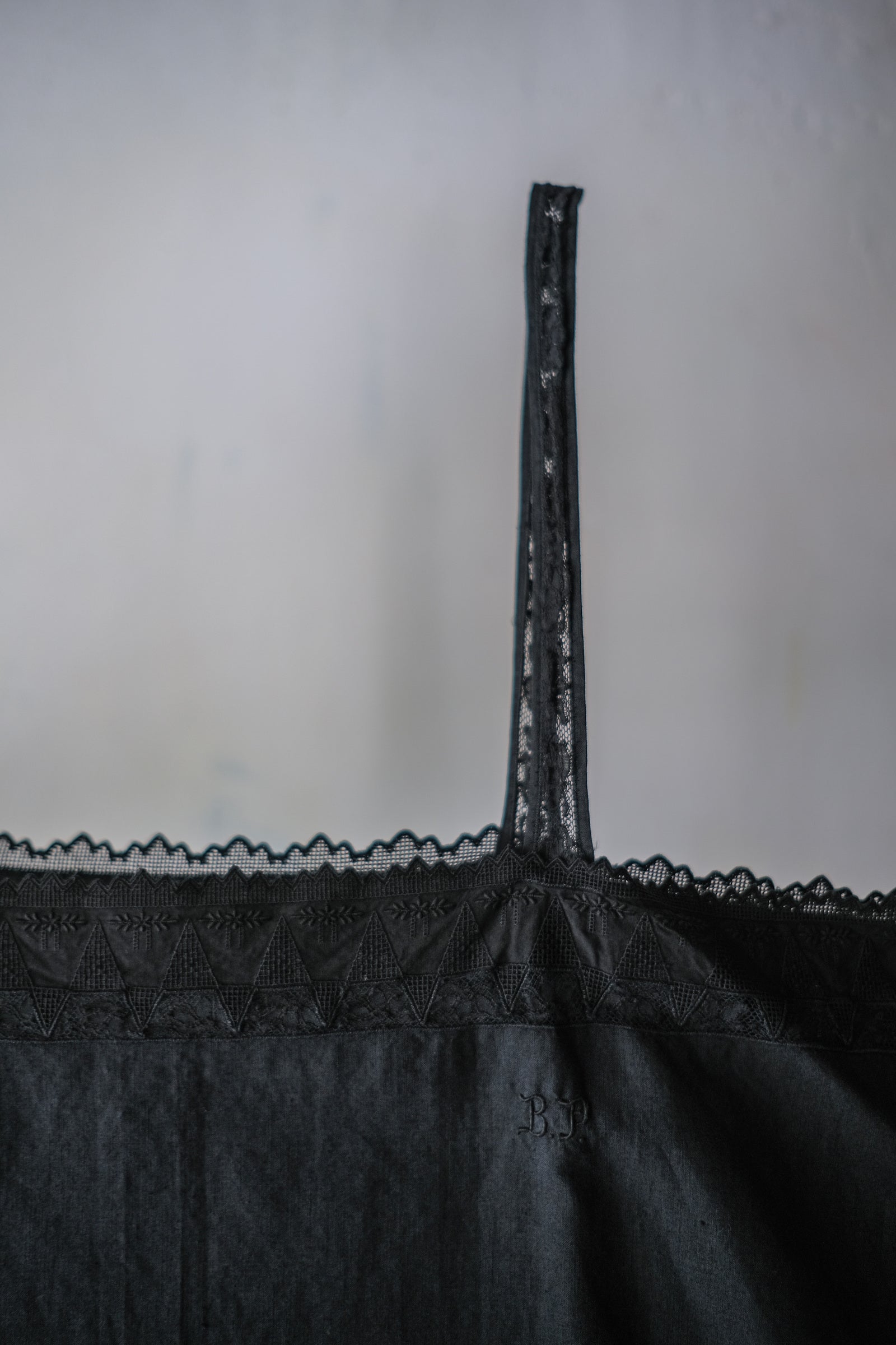 1950-60’s Europe Cotton Night Dress Over Dyed / 後染歐洲睡衣洋裝