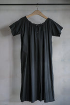1950-60’s Europe Cotton Night Dress Over Dyed / 後染歐洲睡衣洋裝