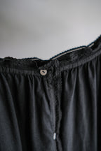 1950-60’s Europe Cotton Night Dress Over Dyed / 後染歐洲睡衣洋裝