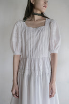 1980’s Puff Sleeve Lace Dress / 泡泡袖蕾絲連身裙