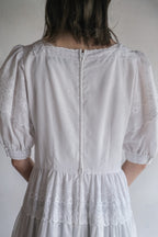 1980’s Puff Sleeve Lace Dress / 泡泡袖蕾絲連身裙