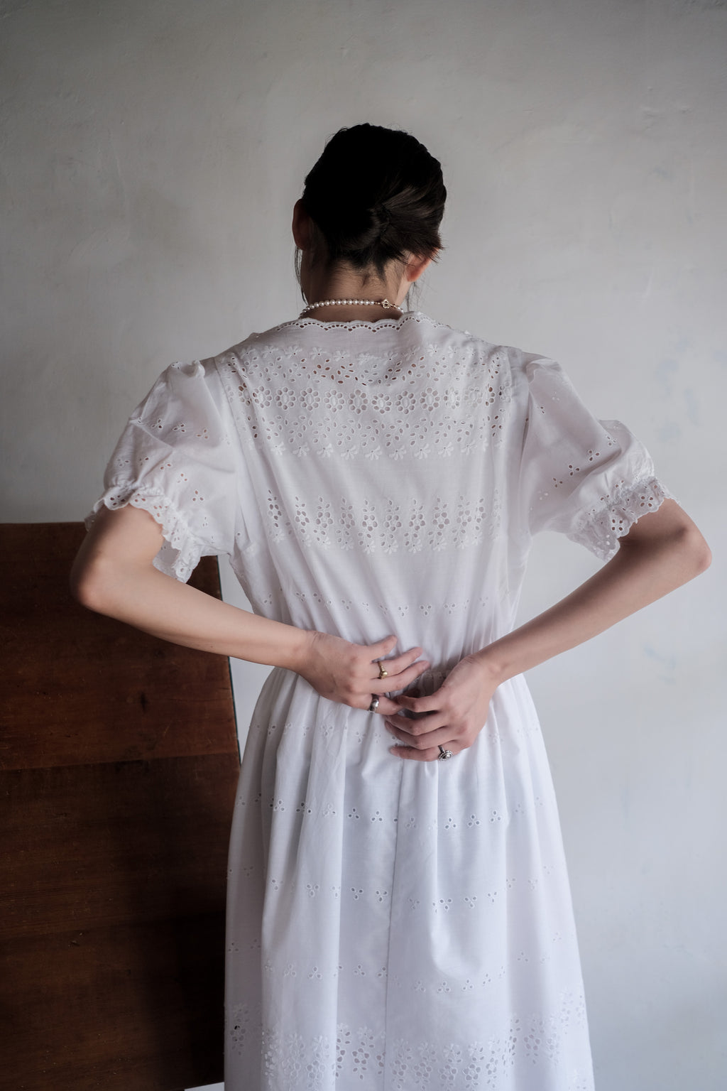1990’s Lace Jacquard Dress  / 蕾絲緹花連身裙