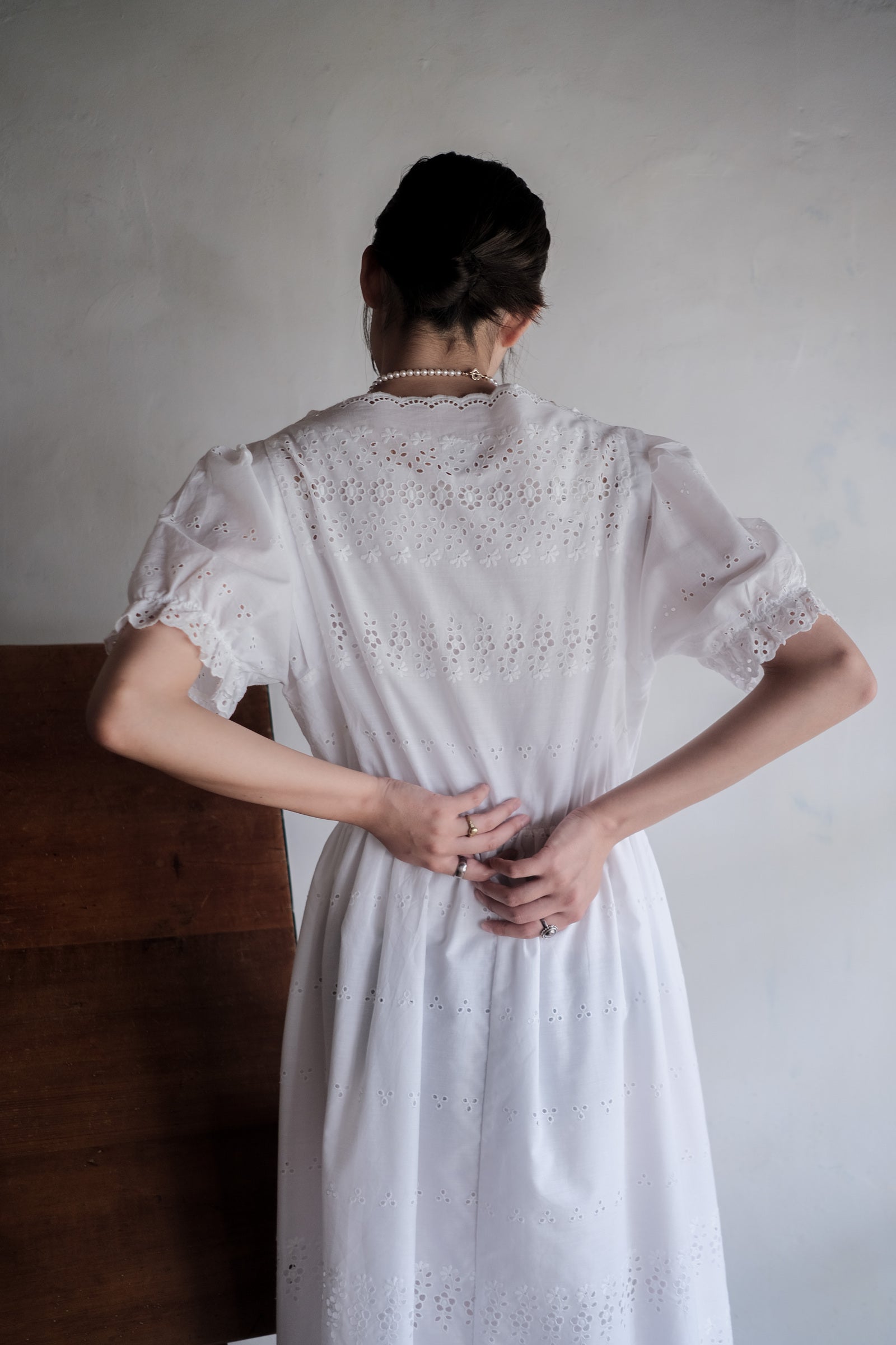 1990’s Lace Jacquard Dress  / 蕾絲緹花連身裙