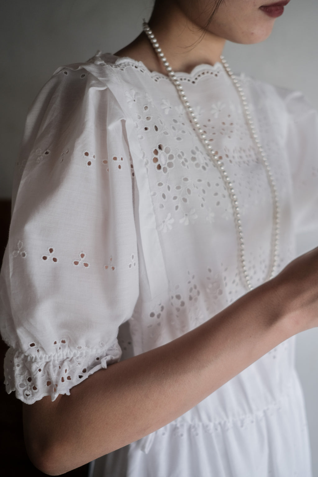 1990’s Lace Jacquard Dress  / 蕾絲緹花連身裙
