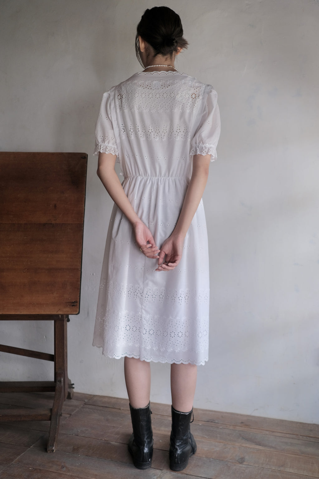 1990’s Lace Jacquard Dress  / 蕾絲緹花連身裙
