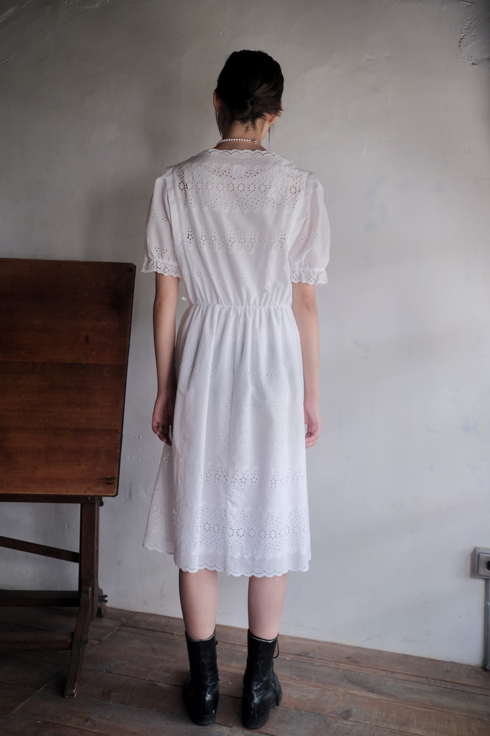 1990’s Lace Jacquard Dress  / 蕾絲緹花連身裙
