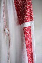 1970's Balkans Romanian Folk Gauze Blouse / Balkan Romanian Folk Gauze Blouse