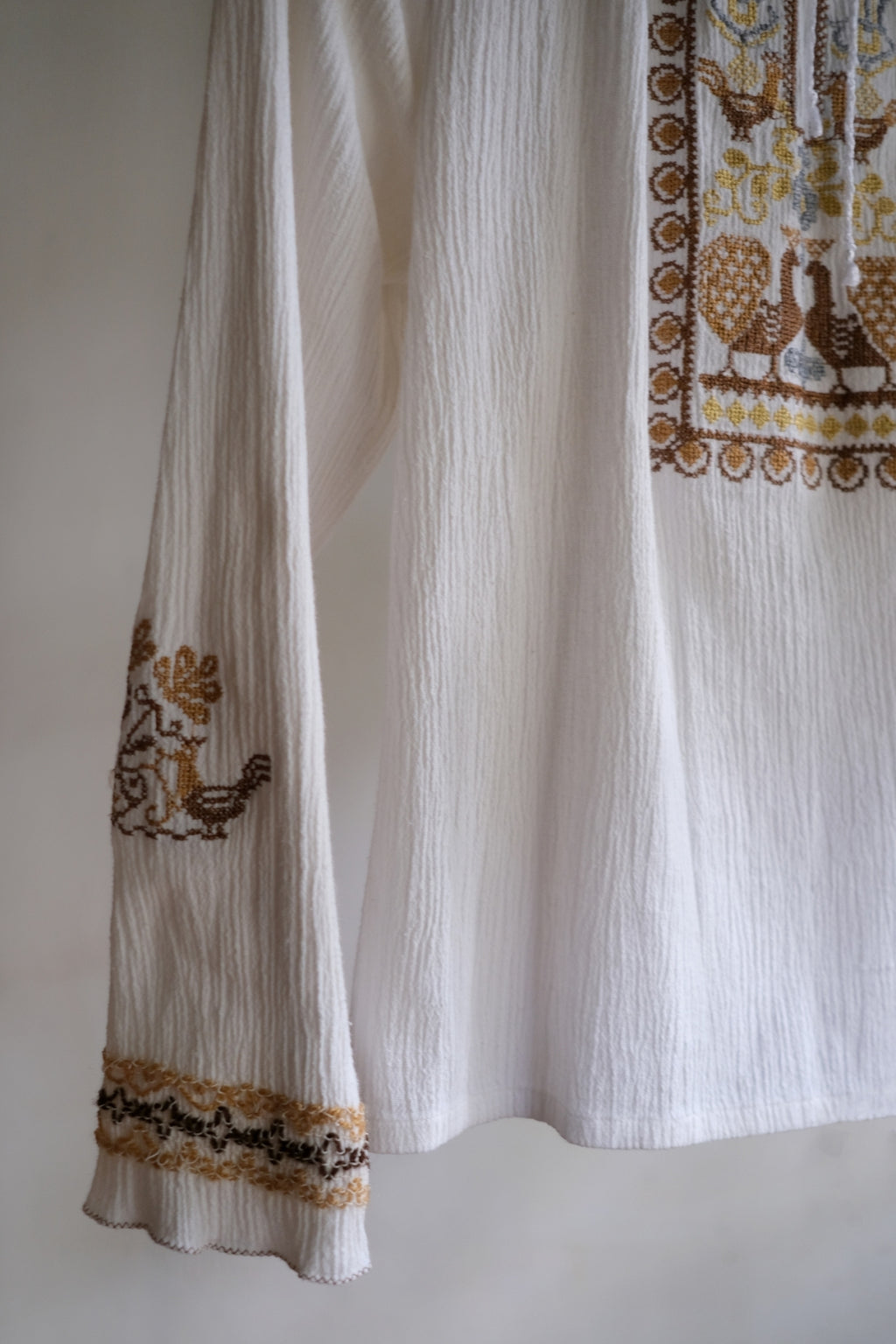 1970's Greece Folk Blouse 