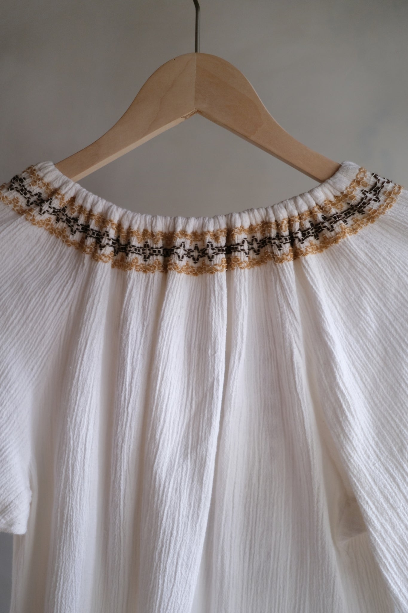 1970's Greece Folk Blouse 