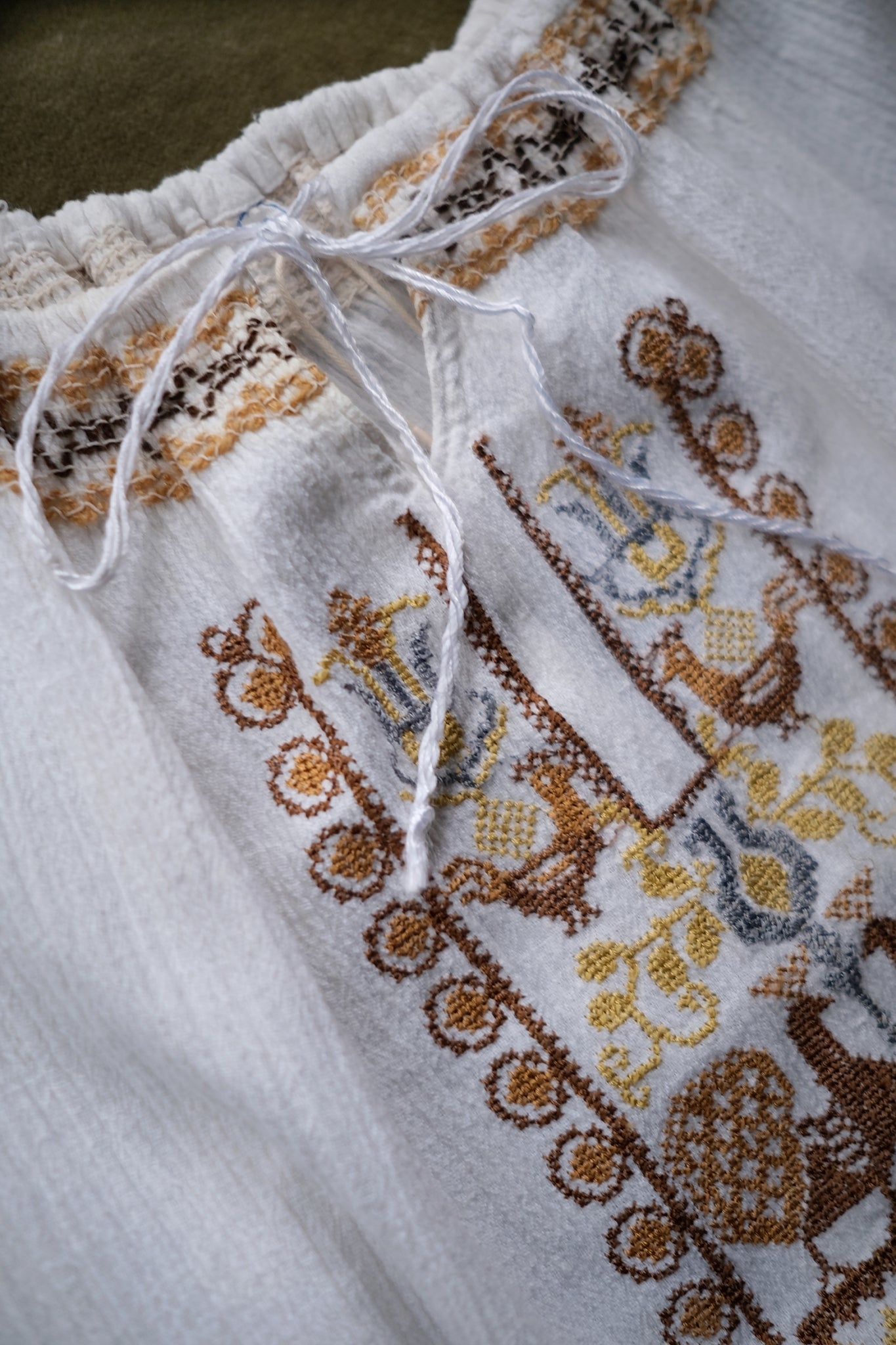 1970's Greece Folk Blouse 