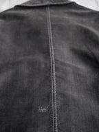 1950's French Black Moleskin Work Jacket / 法國黑色工作外套