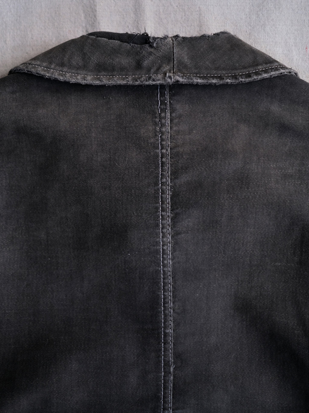 1950's French Black Moleskin Work Jacket / 法國黑色工作外套