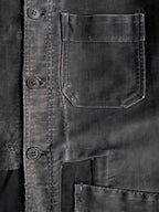 1950's French Black Moleskin Work Jacket / 法國黑色工作外套