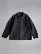 1950's "Mont Kemmel" French Black Moleskin Work Jacket 