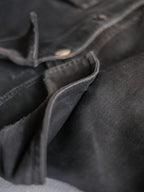 1940’s "Le Rustic" French Black Moleskin Work Jacket / 法國黑色工作外套